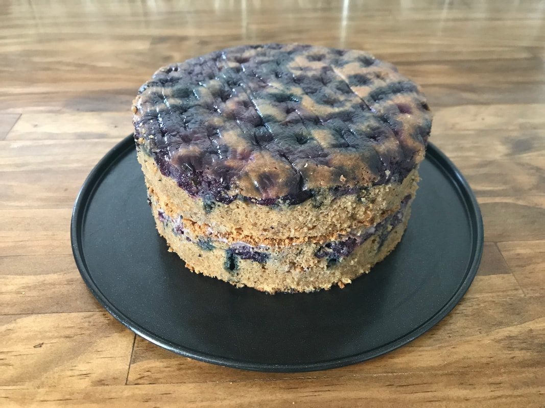 Grain-Free Lemon Blueberry Cake: Gluten Free/Dairy Free/Paleo from Elena McCown, LLC