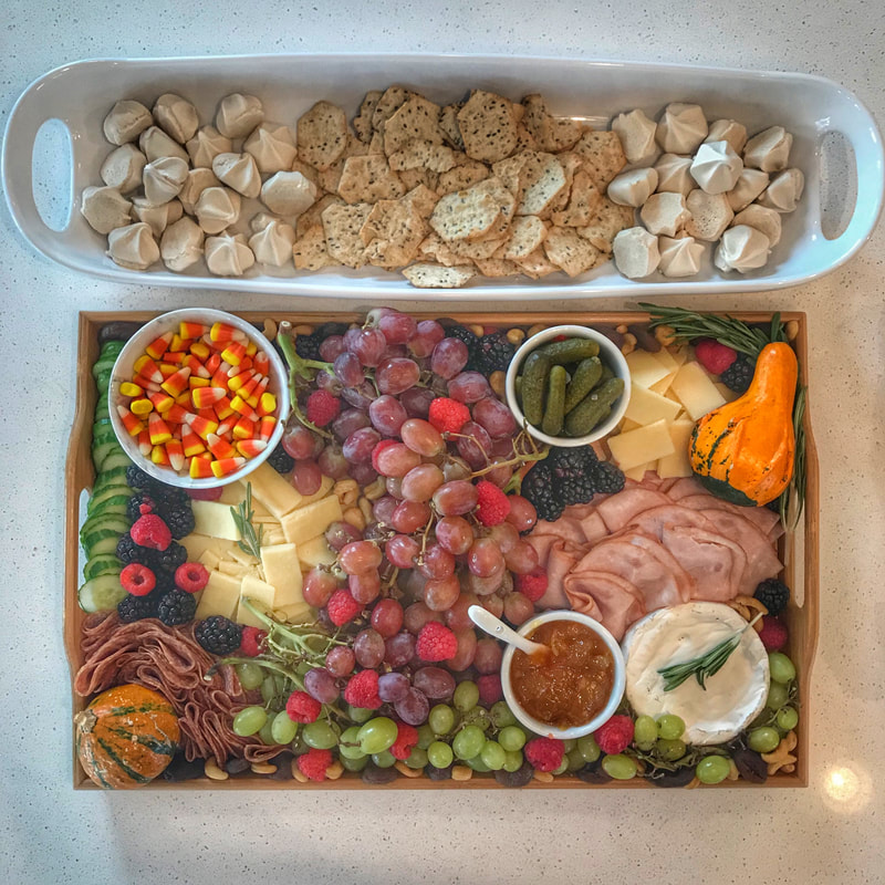 Fall Charcuterie Board: assembly, ideas and how to build one by Elena McCown, LLC a health coach in Franklin, TN