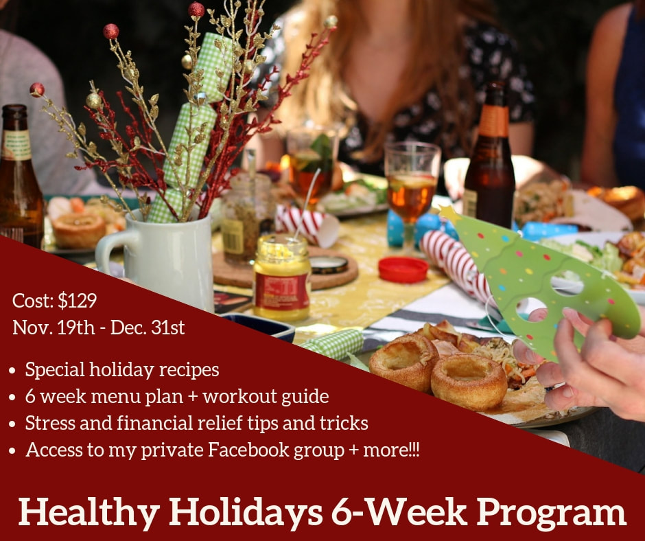 Healthy Holidays: Meal planning through the holidays with Elena McCown, LLC a health coach in Franklin, TN