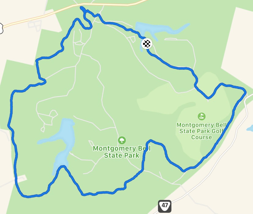 Bell Ringer Trail Run 15k Race Recap: Montgomery Bell State Park trail run review by Elena McCown, LLC a health coach in Franklin, TN