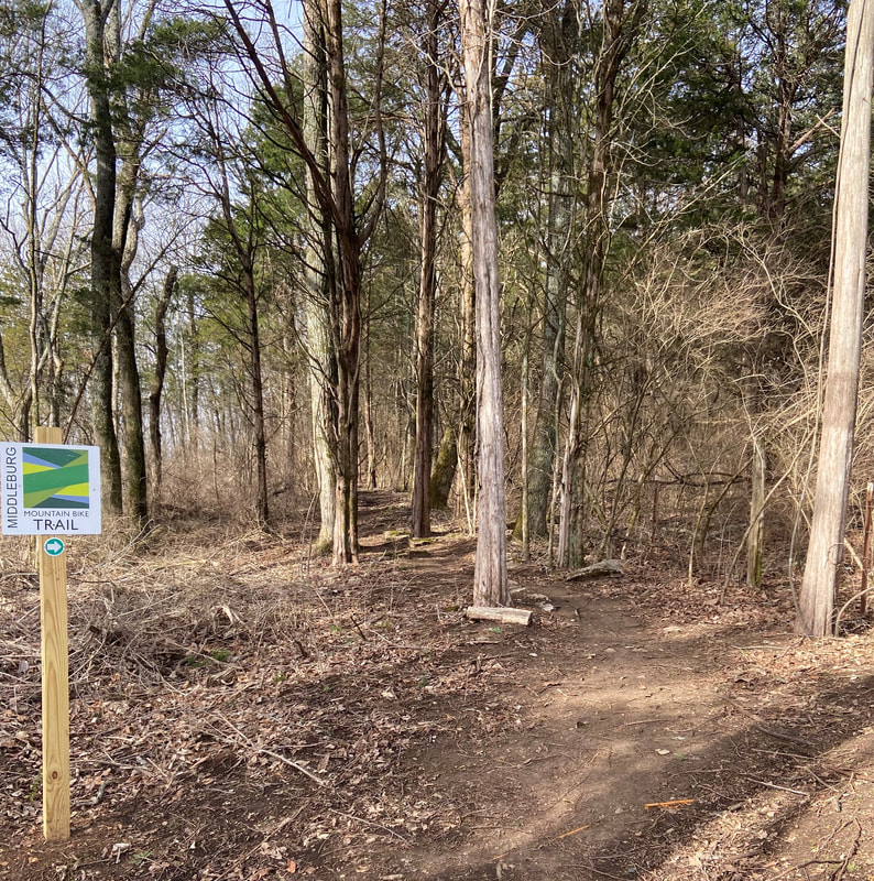 Franklin Mountain Bike Trail System: paths, trails and parks in Williamson County, TN highlighted by Elena McCown, LLC a health coach in Franklin, TN