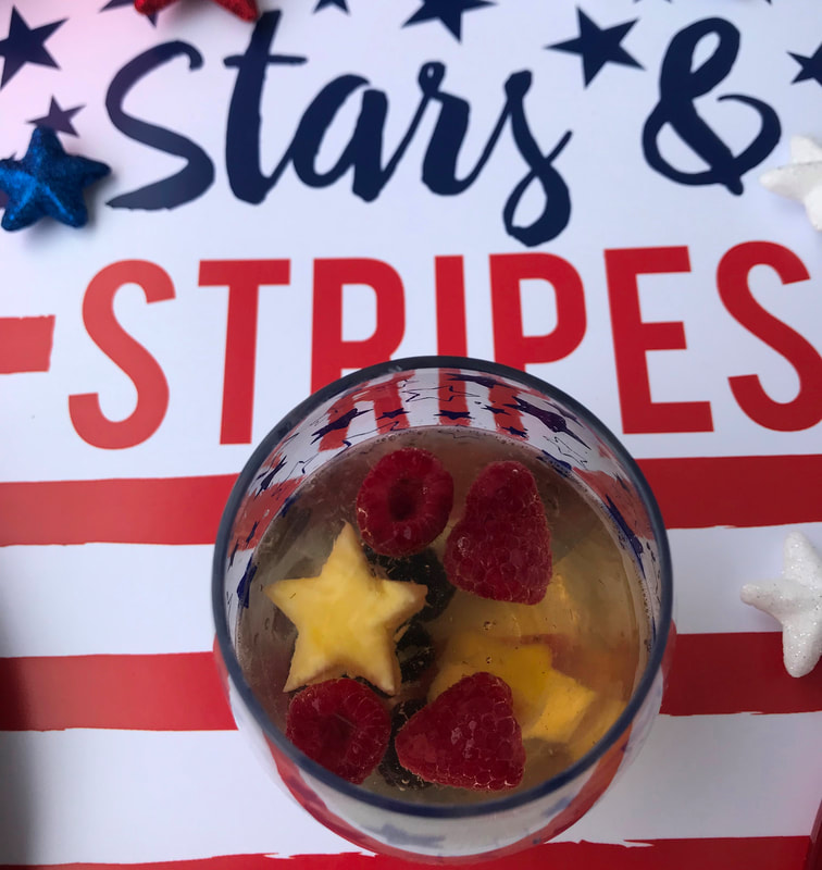 Patriotic Party Planning - Planning a healthy red, white and blue, All-American, healthy, party, BBQ or tailgate with Elena McCown, LLC a health coach in Franklin, TN