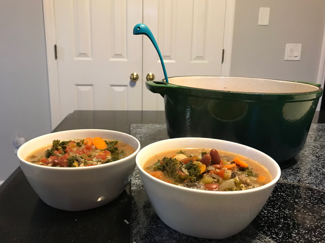 Minestrone Rice Soup: Gluten-free and dairy-free recipes by Elena McCown, LLC a health coach in Franklin, TN