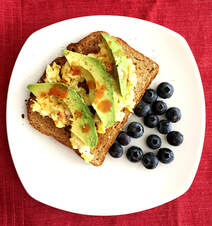Avocado Egg Toast: Gluten-free and dairy-free recipes by Elena McCown, LLC a health coach in Franklin, TN