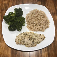 Baked Chicken with Rice and Broccoli: Gluten-free and dairy-free recipes and meal plans by Elena McCown, LLC a health coach in Franklin, TN