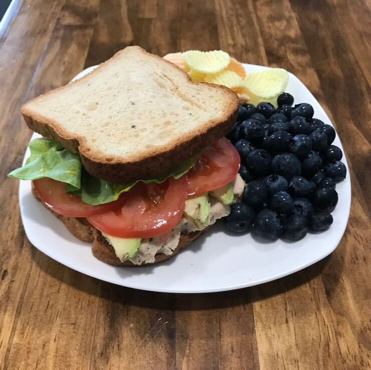 California Chicken Sandwich: Gluten-free and dairy-free recipes and meal plans by Elena McCown, LLC a health coach in Franklin, TN