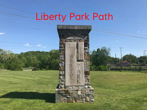 Liberty Park Path: Williamson County, TN Parks, Paths and Trails, highlighted by Elena McCown, LLC a health coach in Franklin, TN
